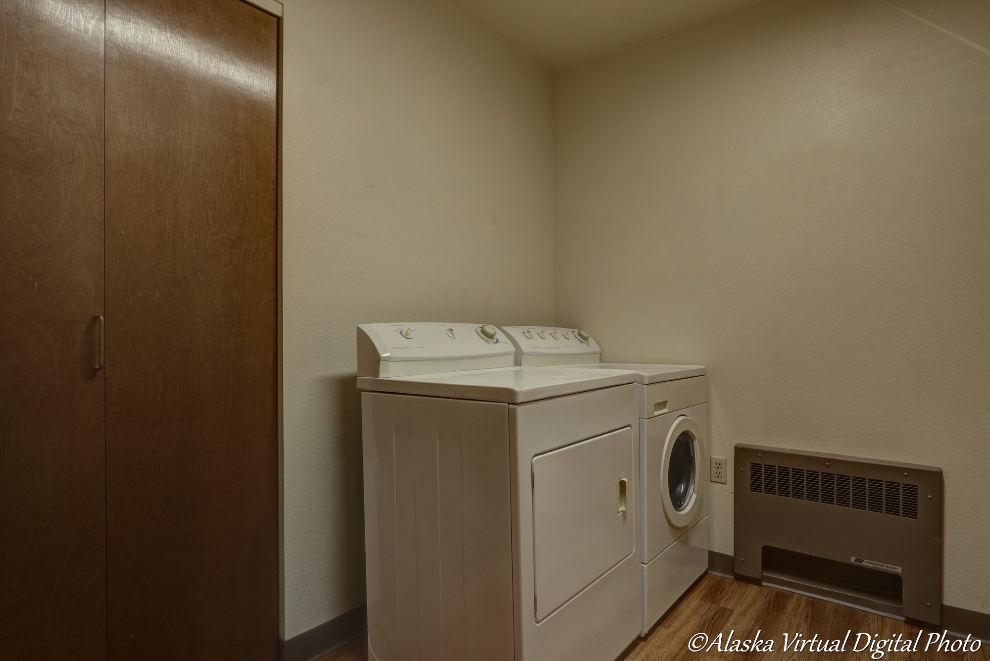 image of laundry nook with washer and dryer