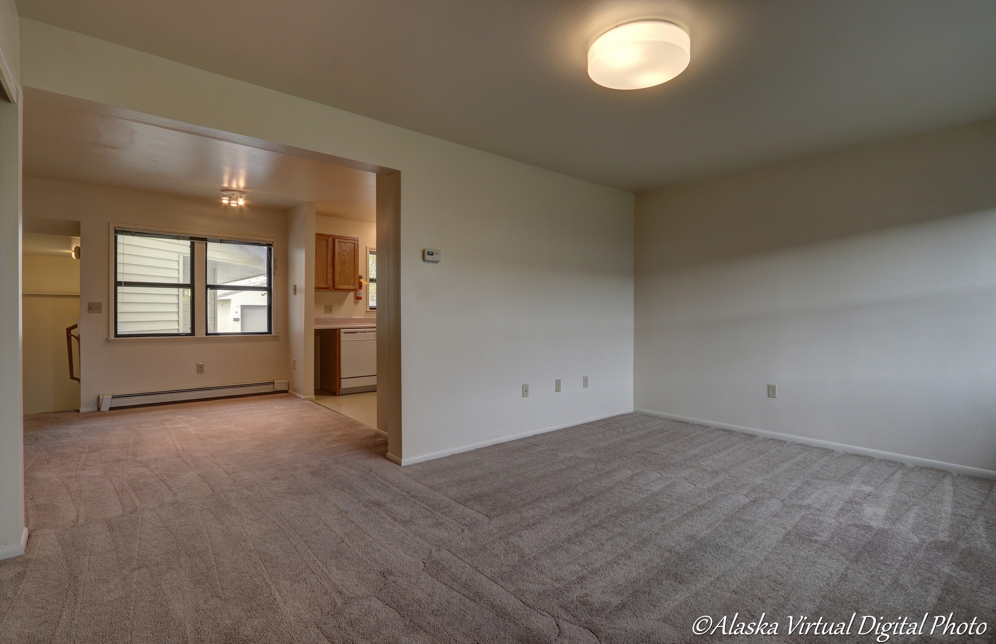 Photo of open living room