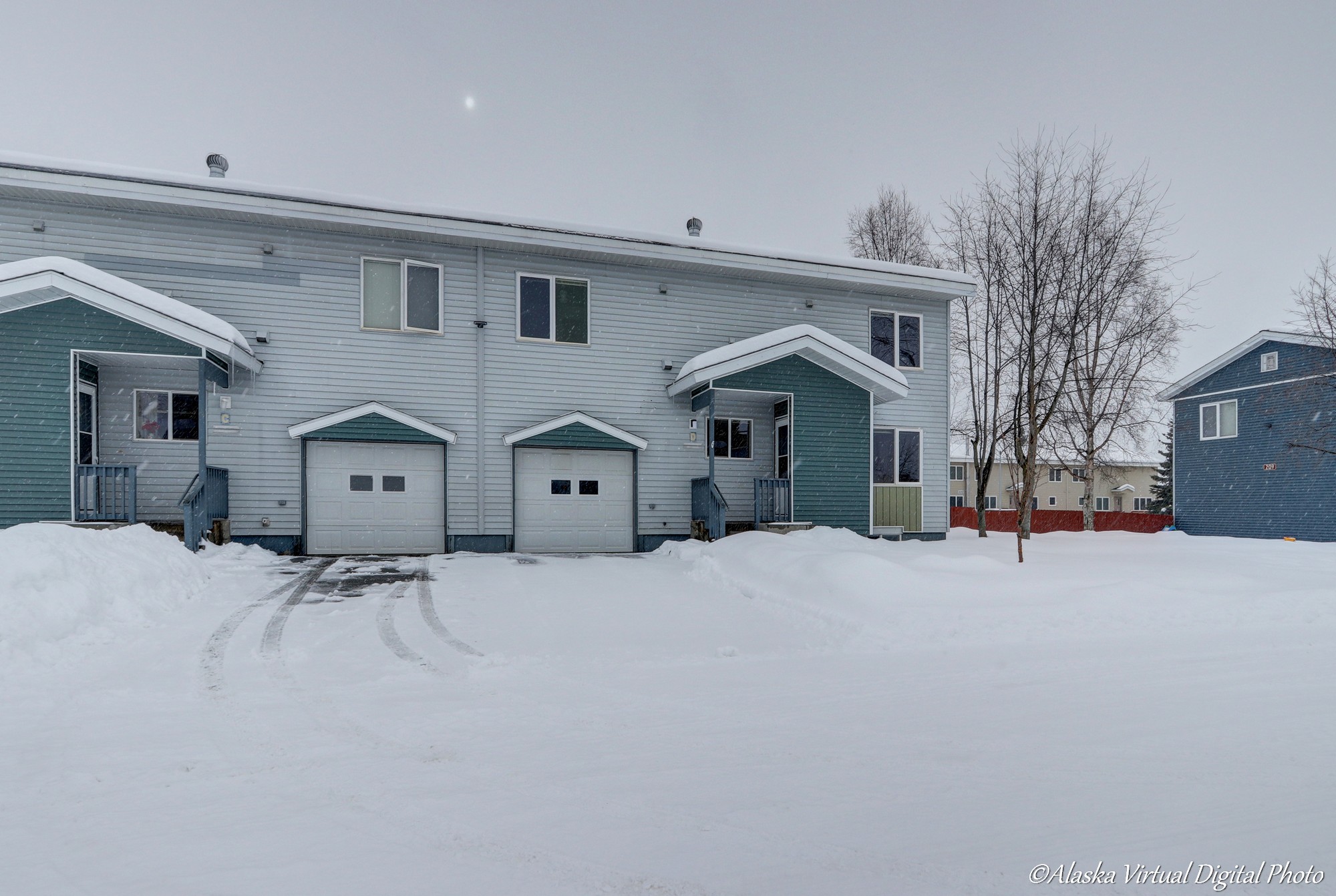 snowy exterior