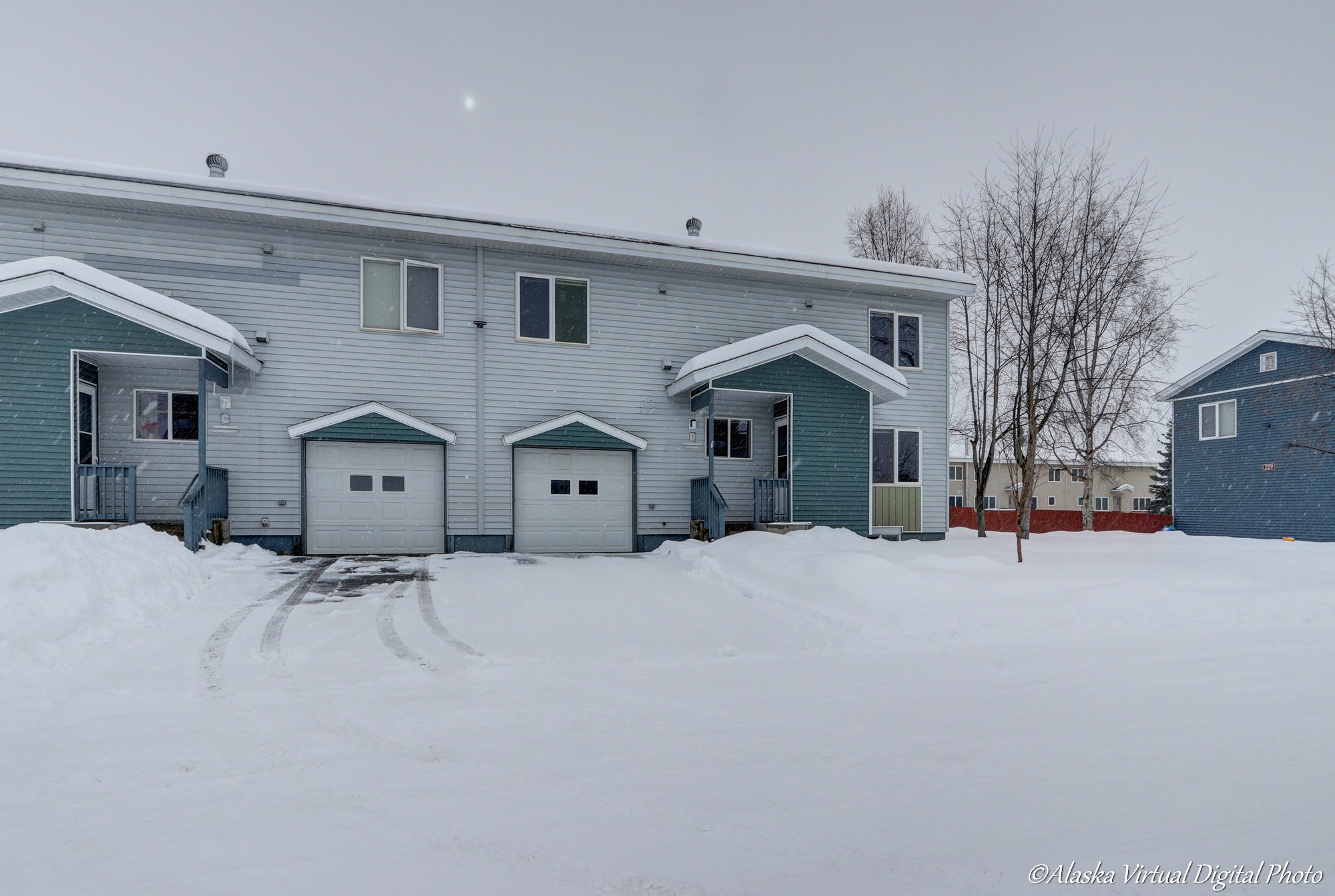 snowy exterior