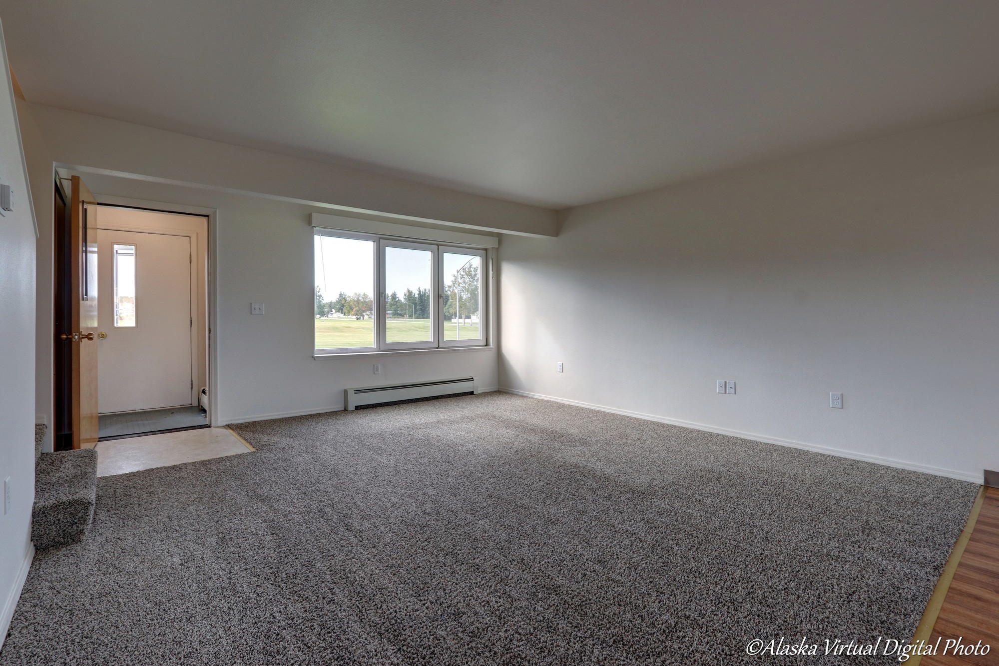 Image of living room with front door