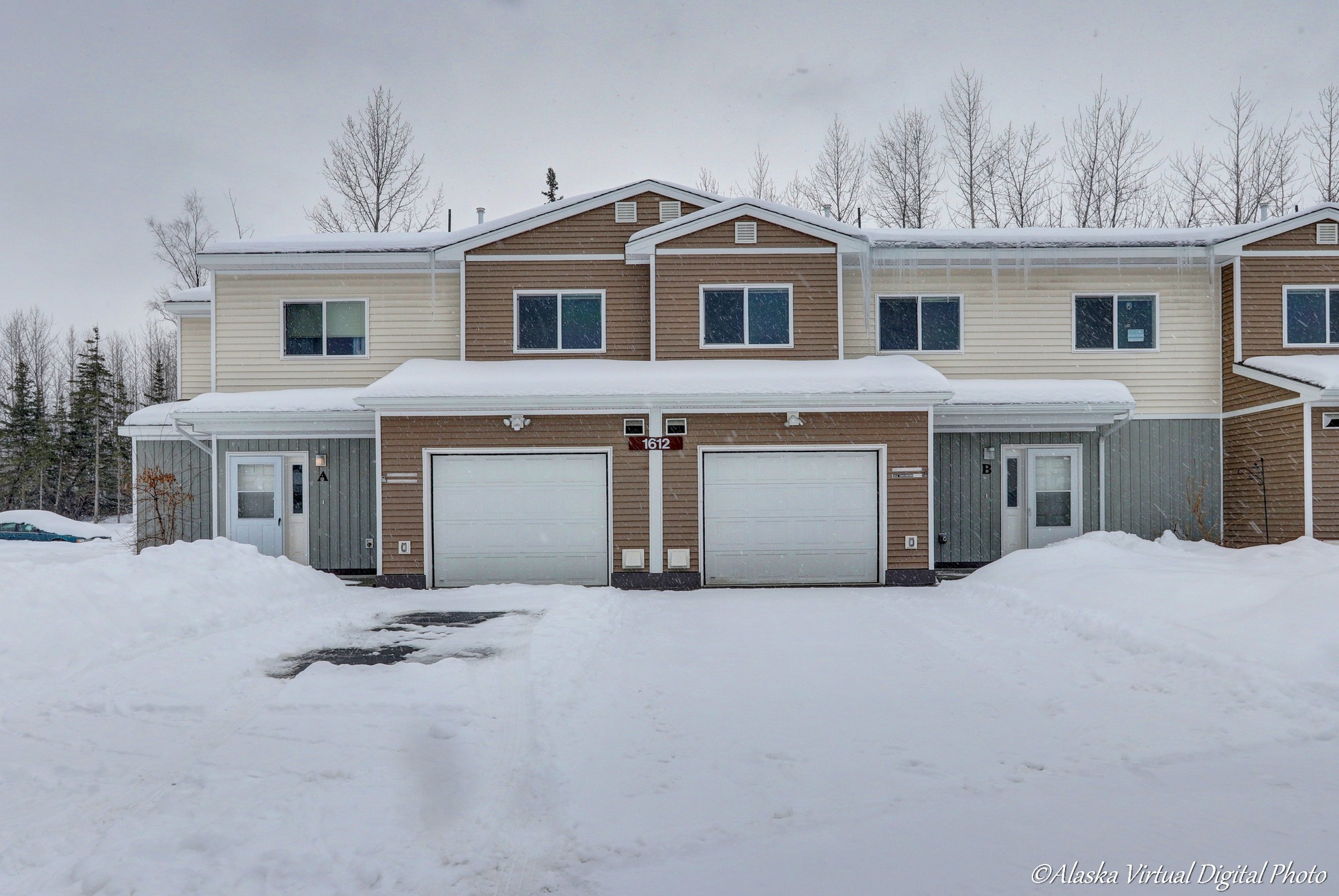 snowy exterior