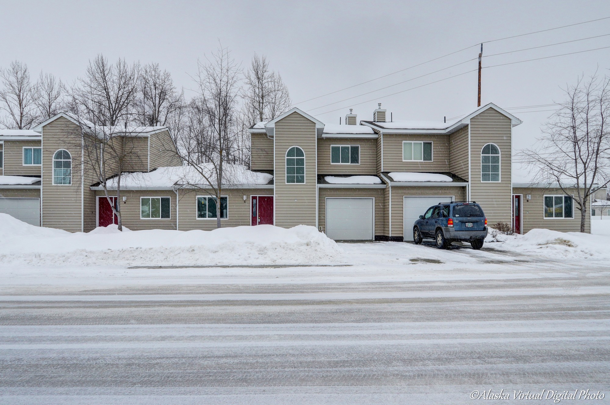 snowy exterior