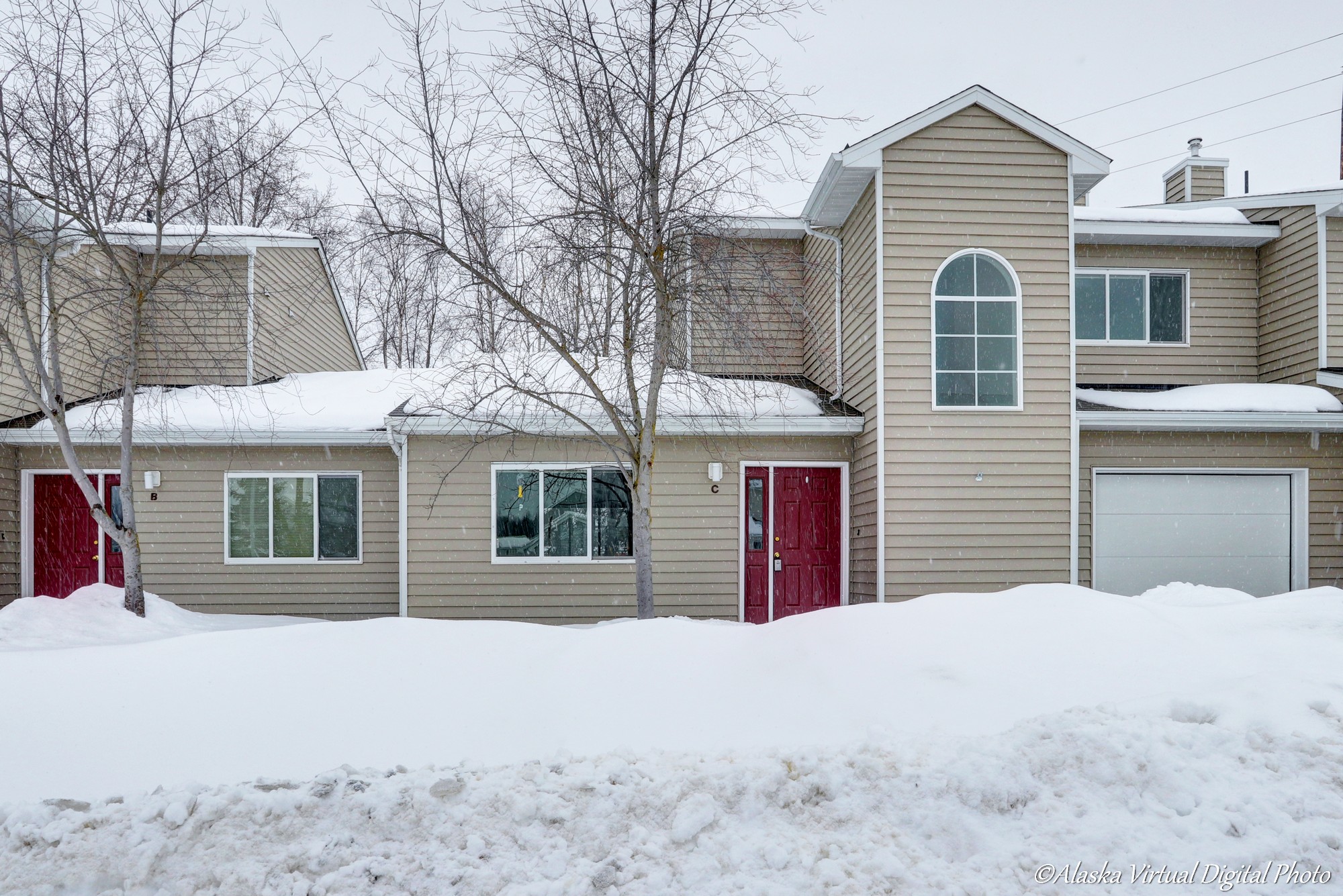 snowy exterior