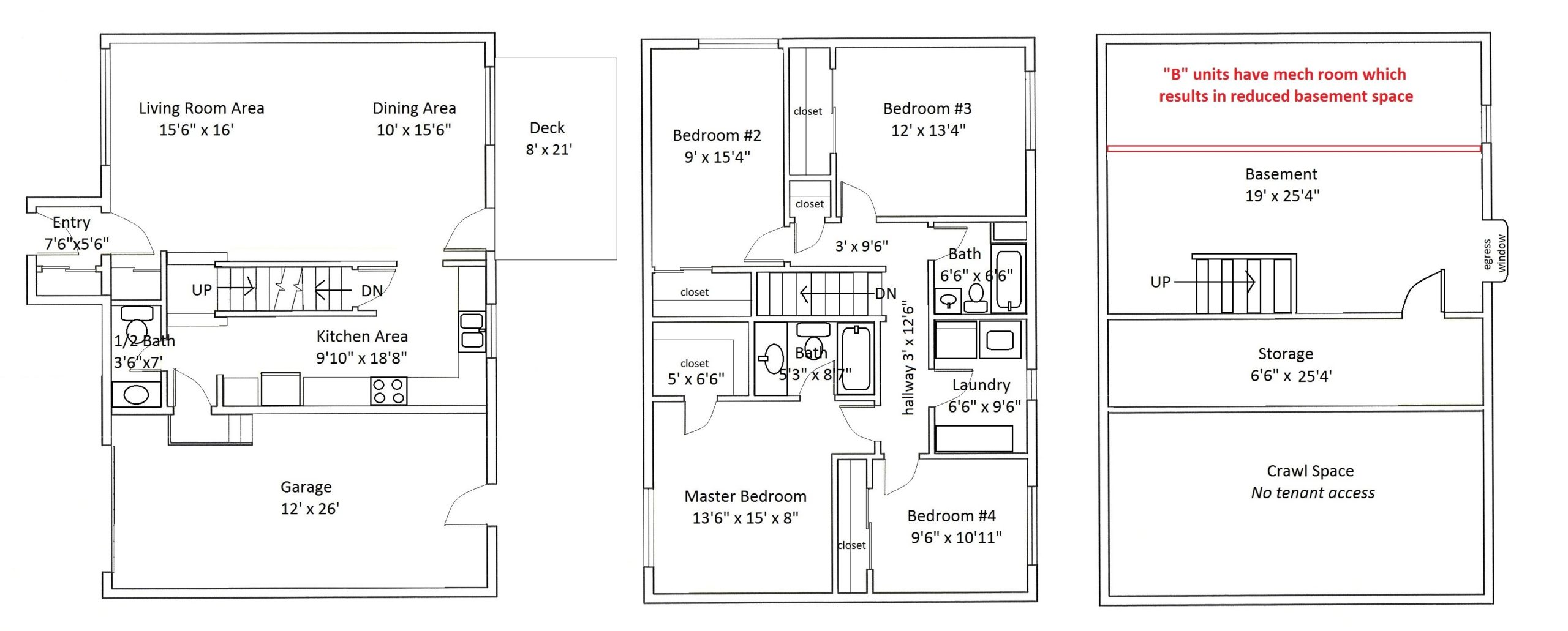 Image of floorplan with room dimensions