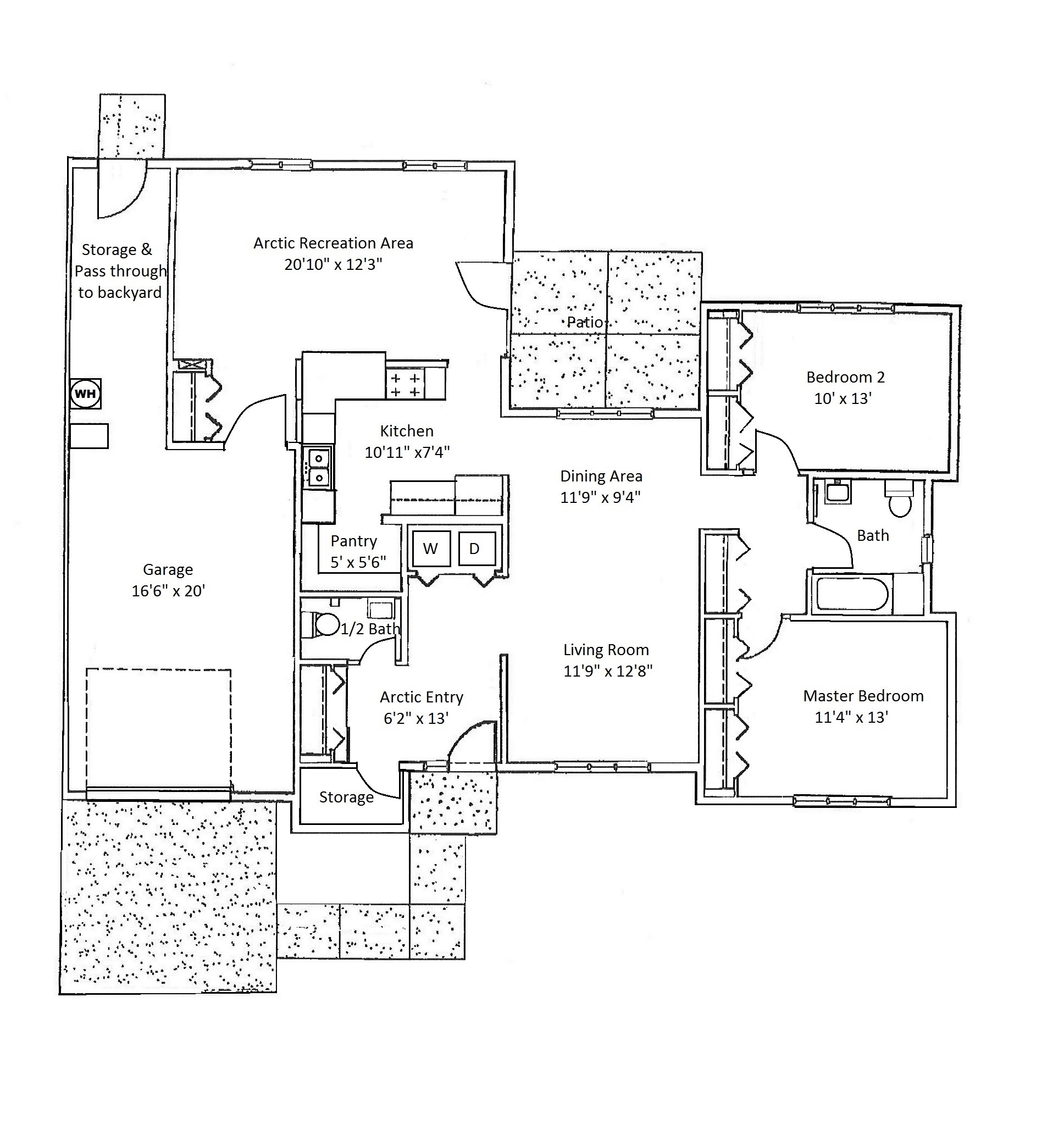 Floor Plan 54A Aurora Military Housing Floor Plan 54A Aurora Military Housing
