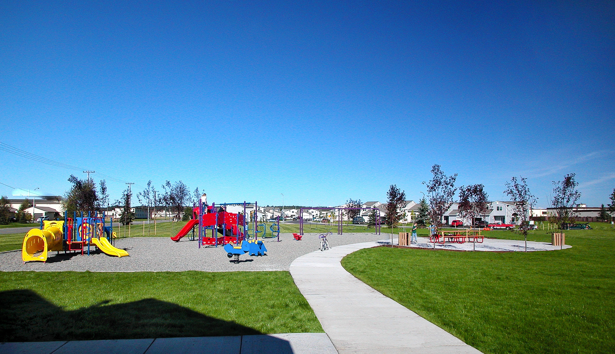 A playground on Joint Base Elmendorf-Richardson