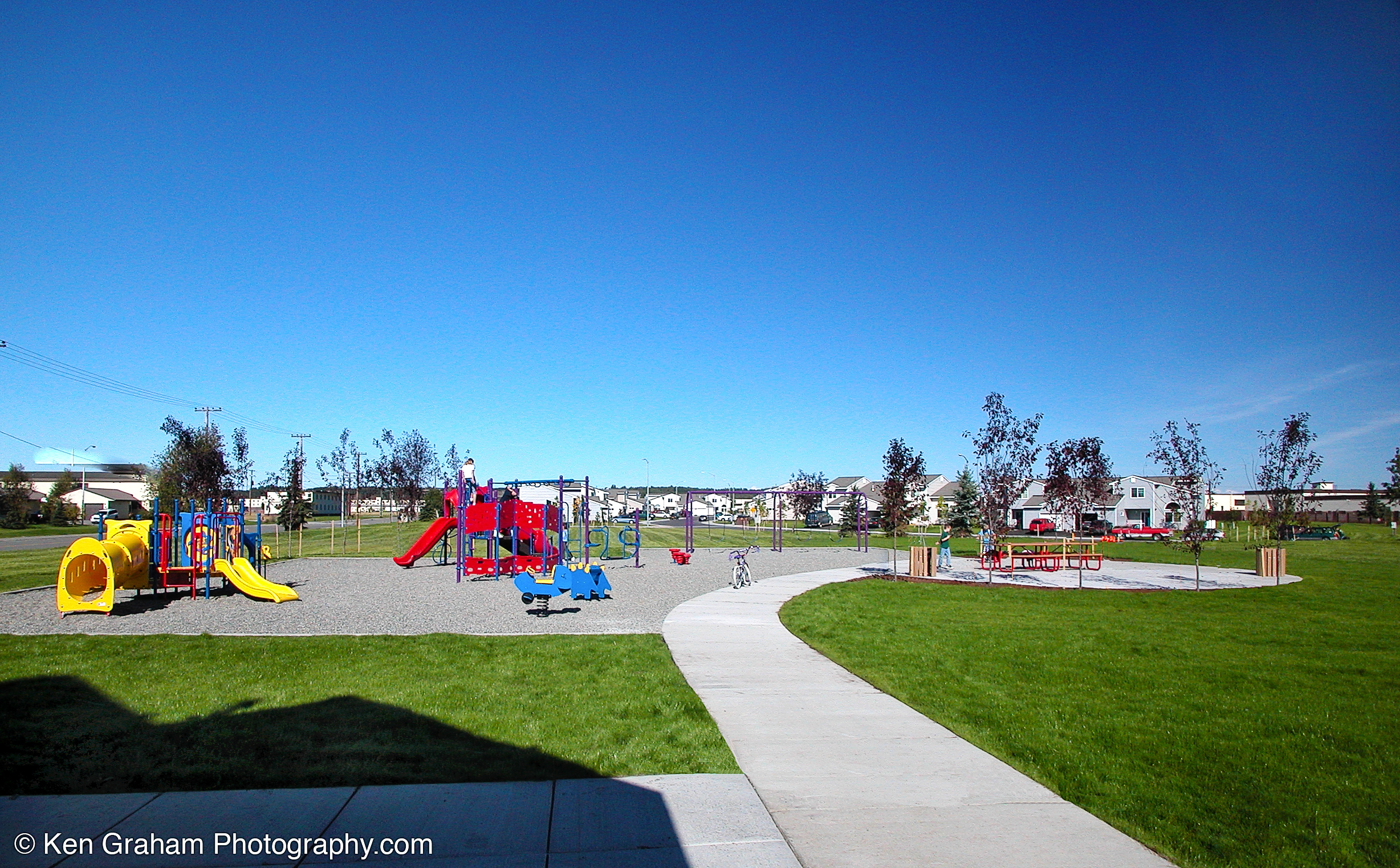 A playground on Joint Base Elmendorf-Richardson