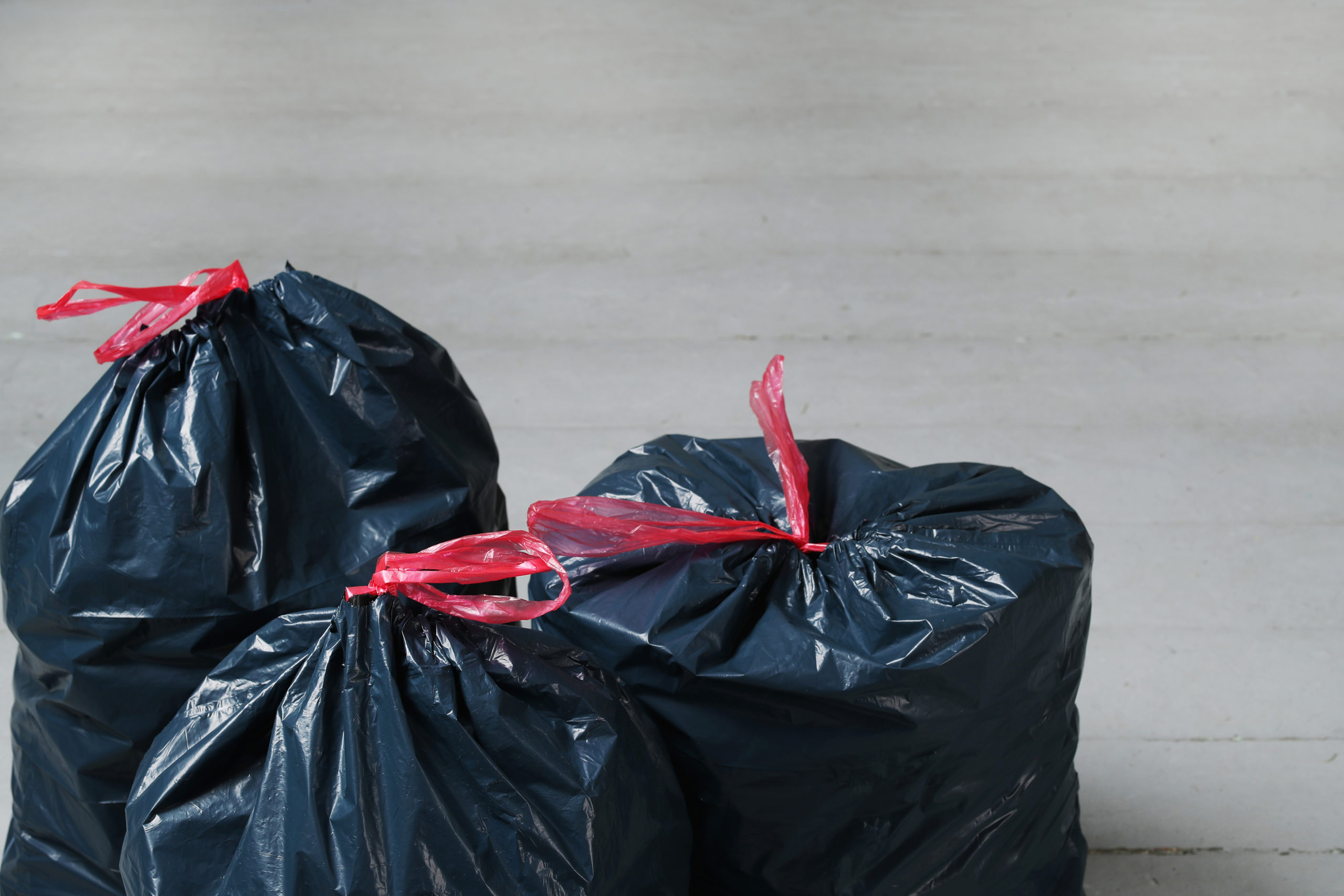 Photo of trash bags