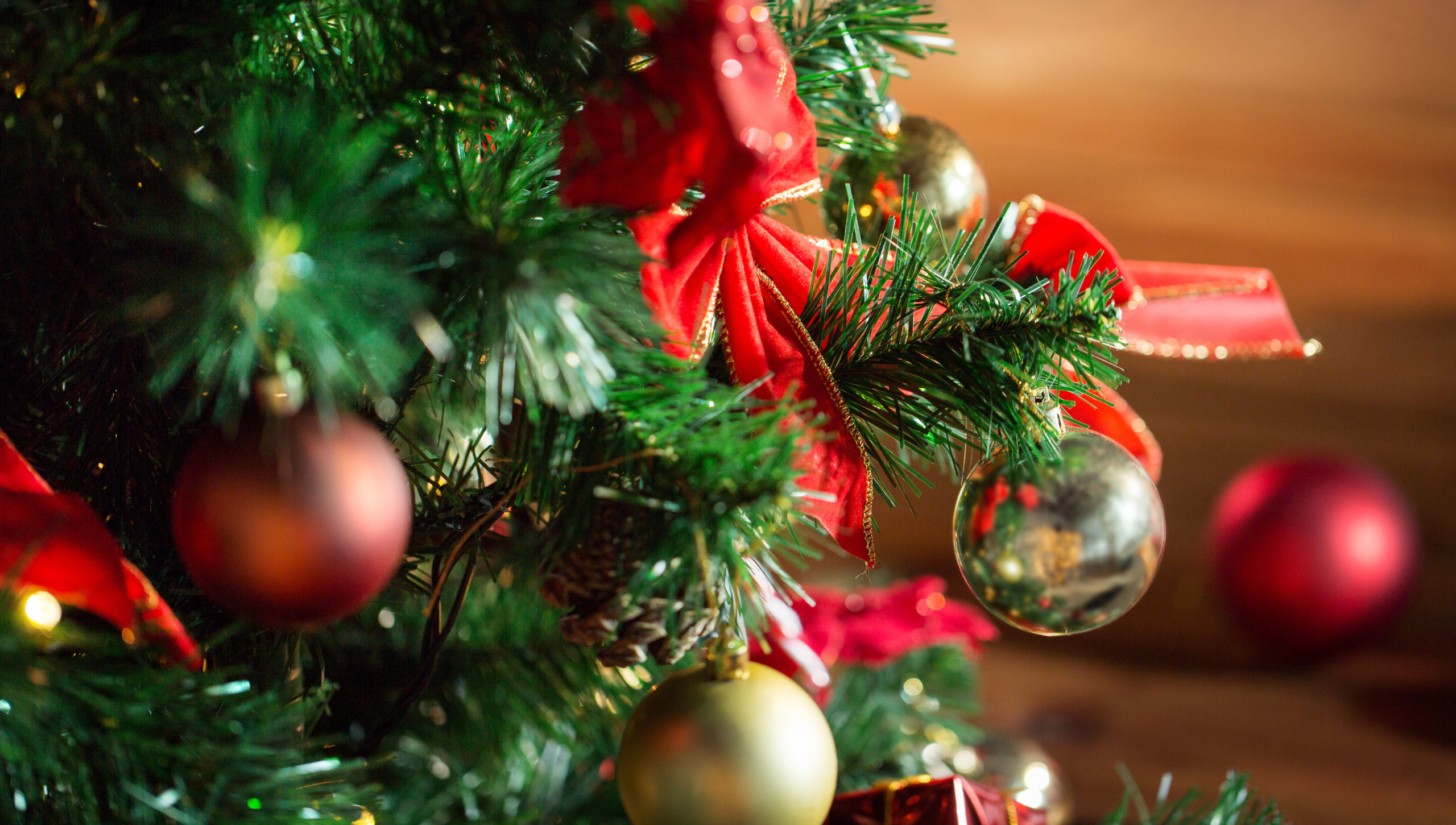 Photo of a Decorated Christmas Tree