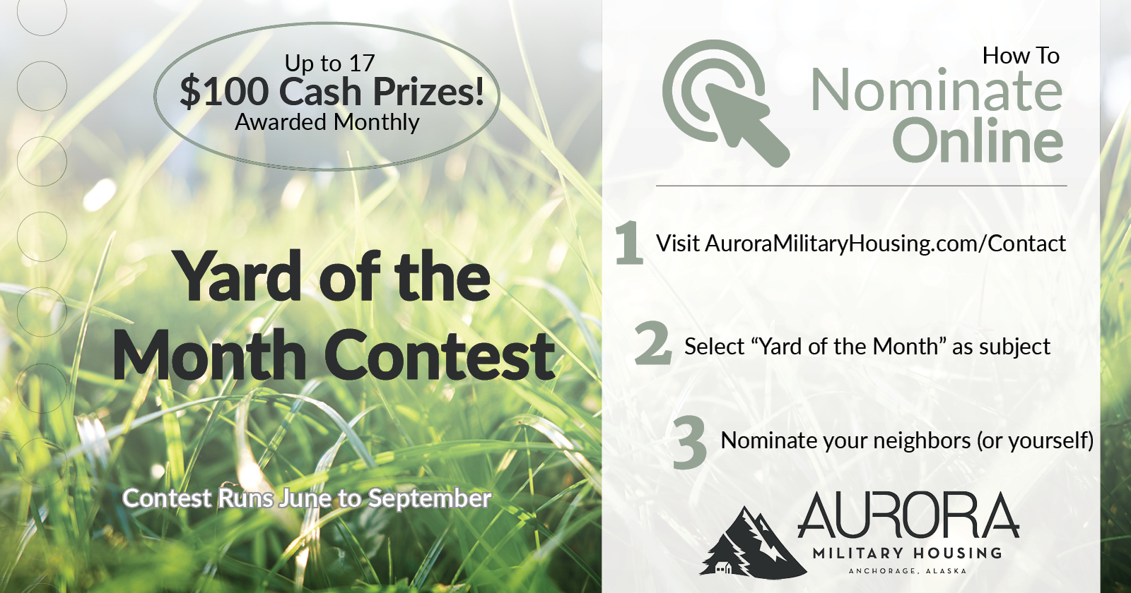 Yard of the Month Contest