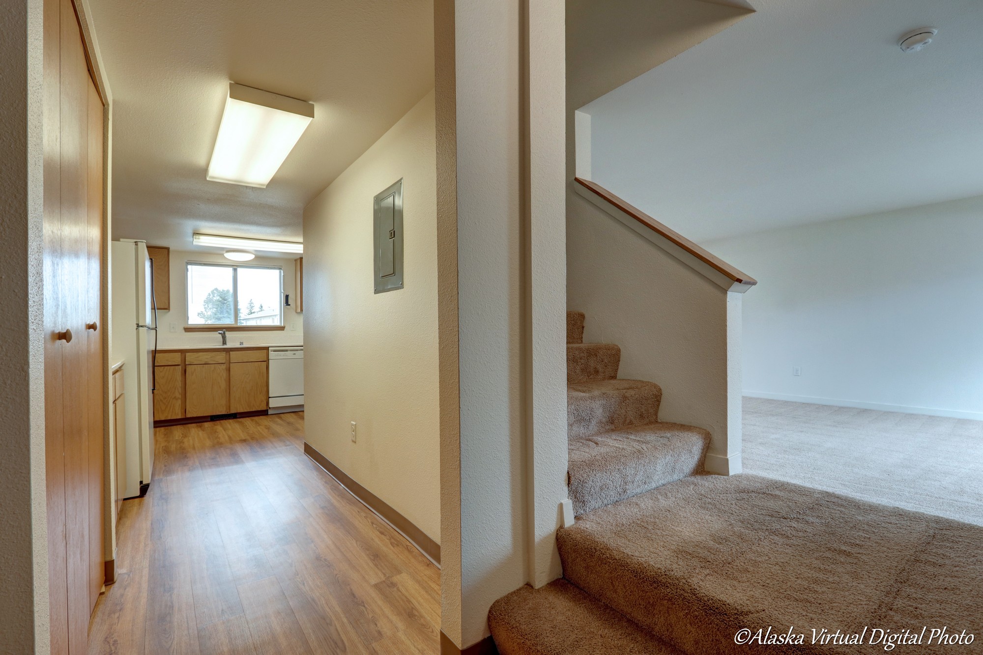 Photo of Stairs taken from Kitchen