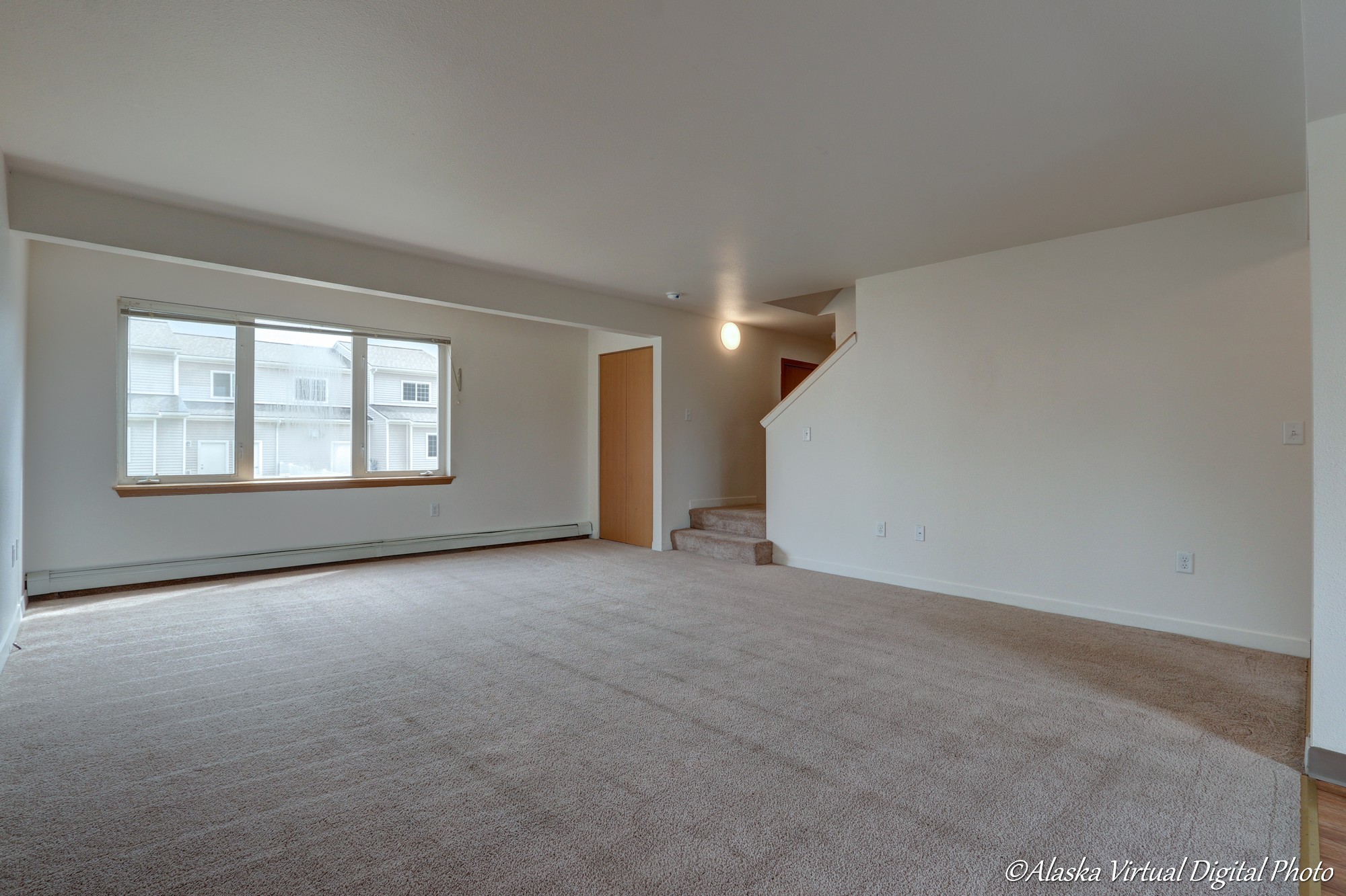 Photo of carpeted living room