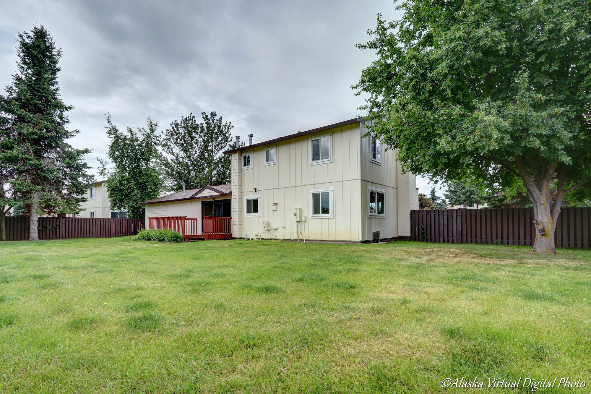 Photo of large back yard