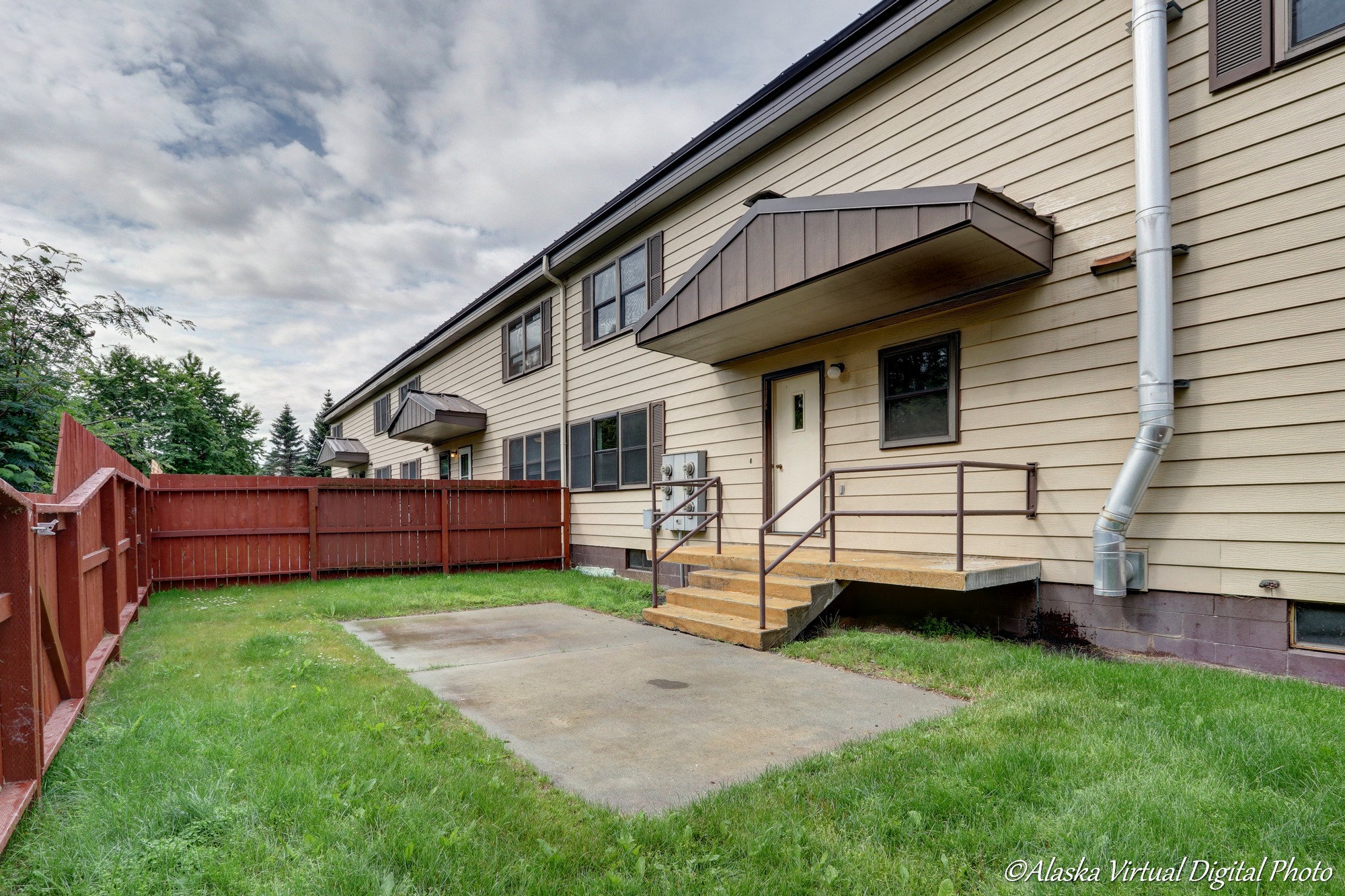 Photo of rear of home