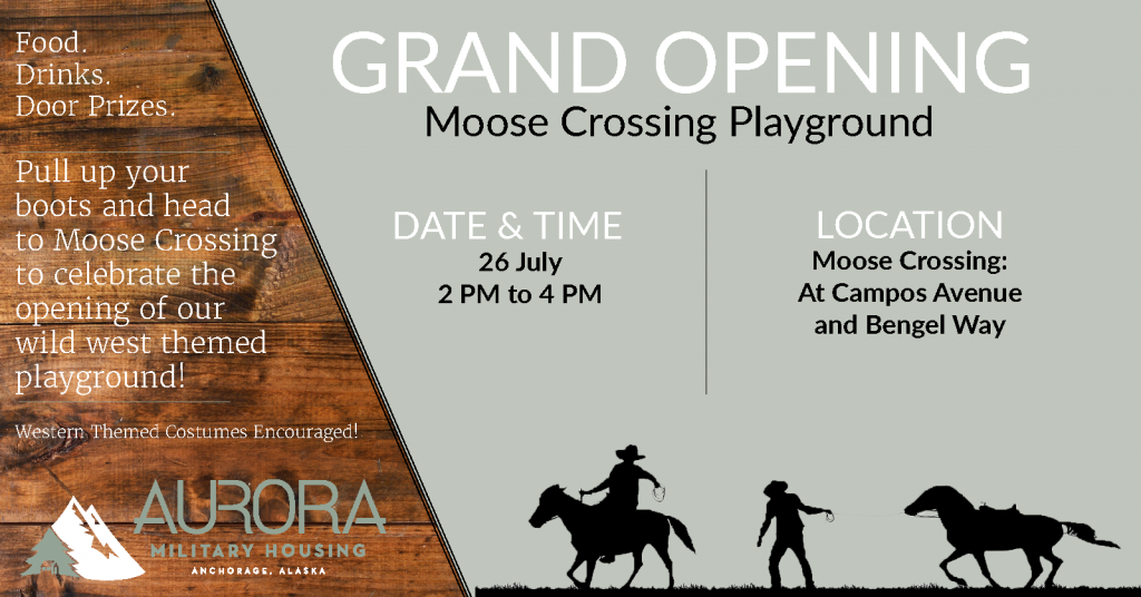 Moose Crossing Playground Flyer