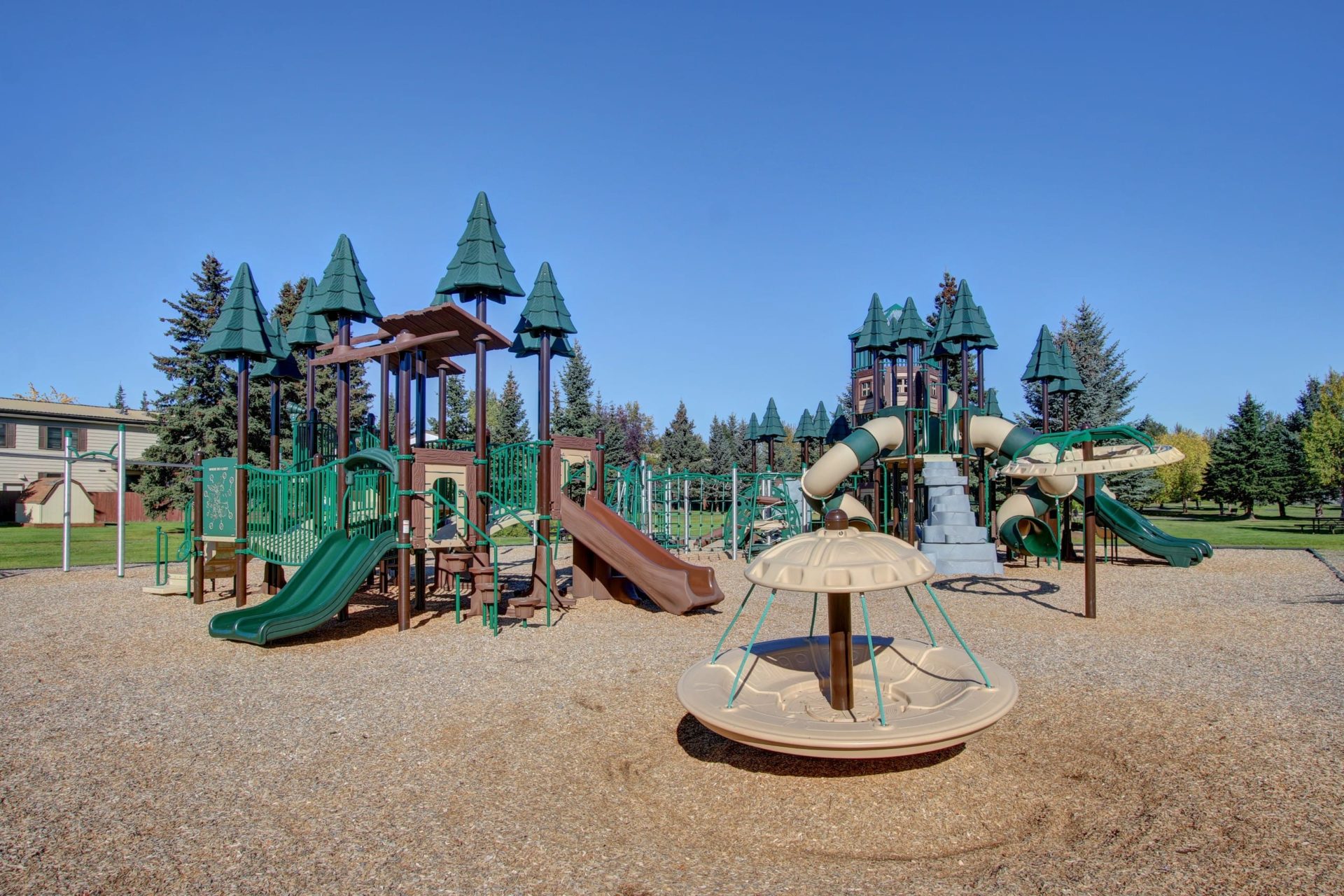 Forest Fort Playground At Cherry Hill